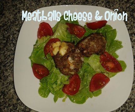 Meatballs Cheese & Onion Recipe