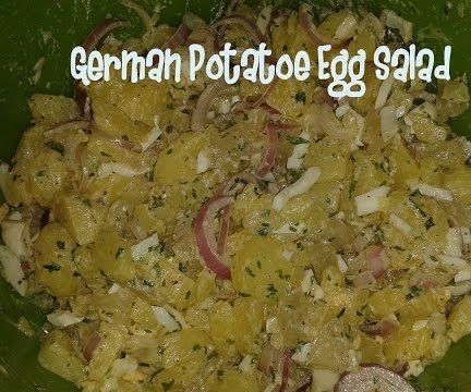 German Potatoe Egg Salad Recipe