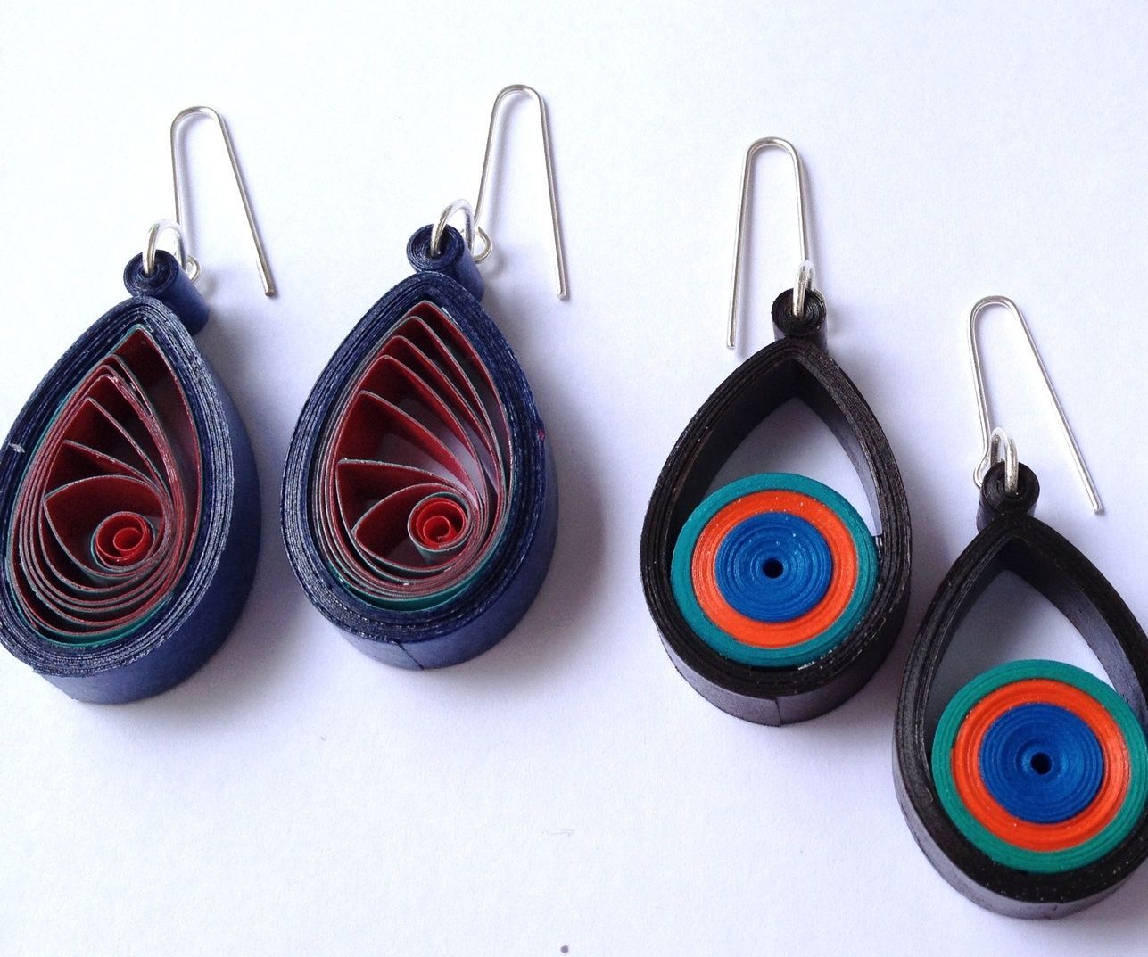 Making Quilled Teardrop Earrings: Simple and Easy-to-Use Tutorial 