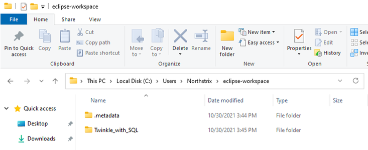 Extract Twinkle Into the Workspace