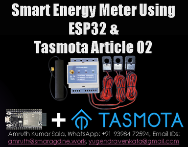 Smart Energy Meter Using ESP32 & PZEM004T V3.0 - Configuring Tasmota on ESP32