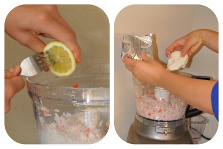 Adding the Lemon, Cream Cheese, and Sour Cream