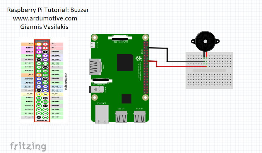 piicodev buzzer module guide for raspberry pi pico ... Raspberry Pi Tutorial: How to Use a Buzzer : 4 Steps - Instructables