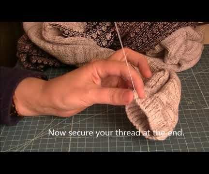 How to Save Your Favorite Sweater From Streched Cuffs.