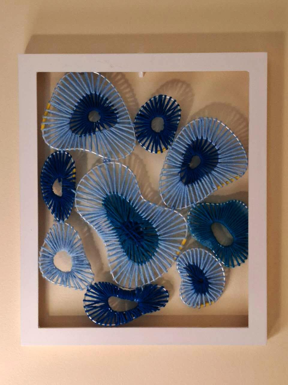 Threaded Halo: a Suspended Symphony of Wire, Light, and Color