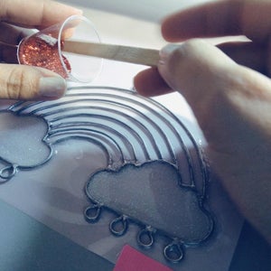 UV Resin and Glitter