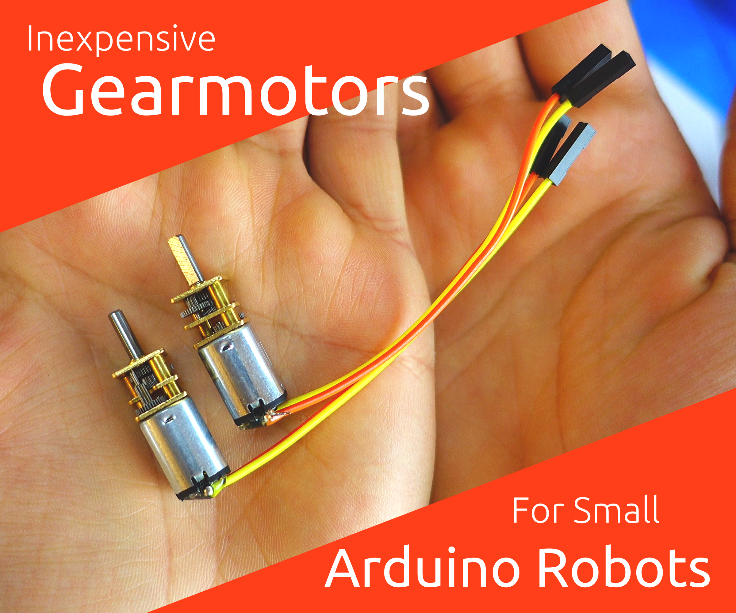 Inexpensive Gearmotors for Small Robots