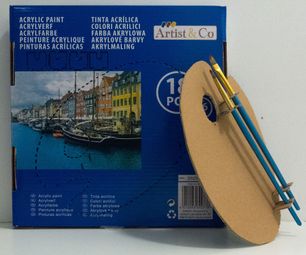 Cardboard Painting Palette