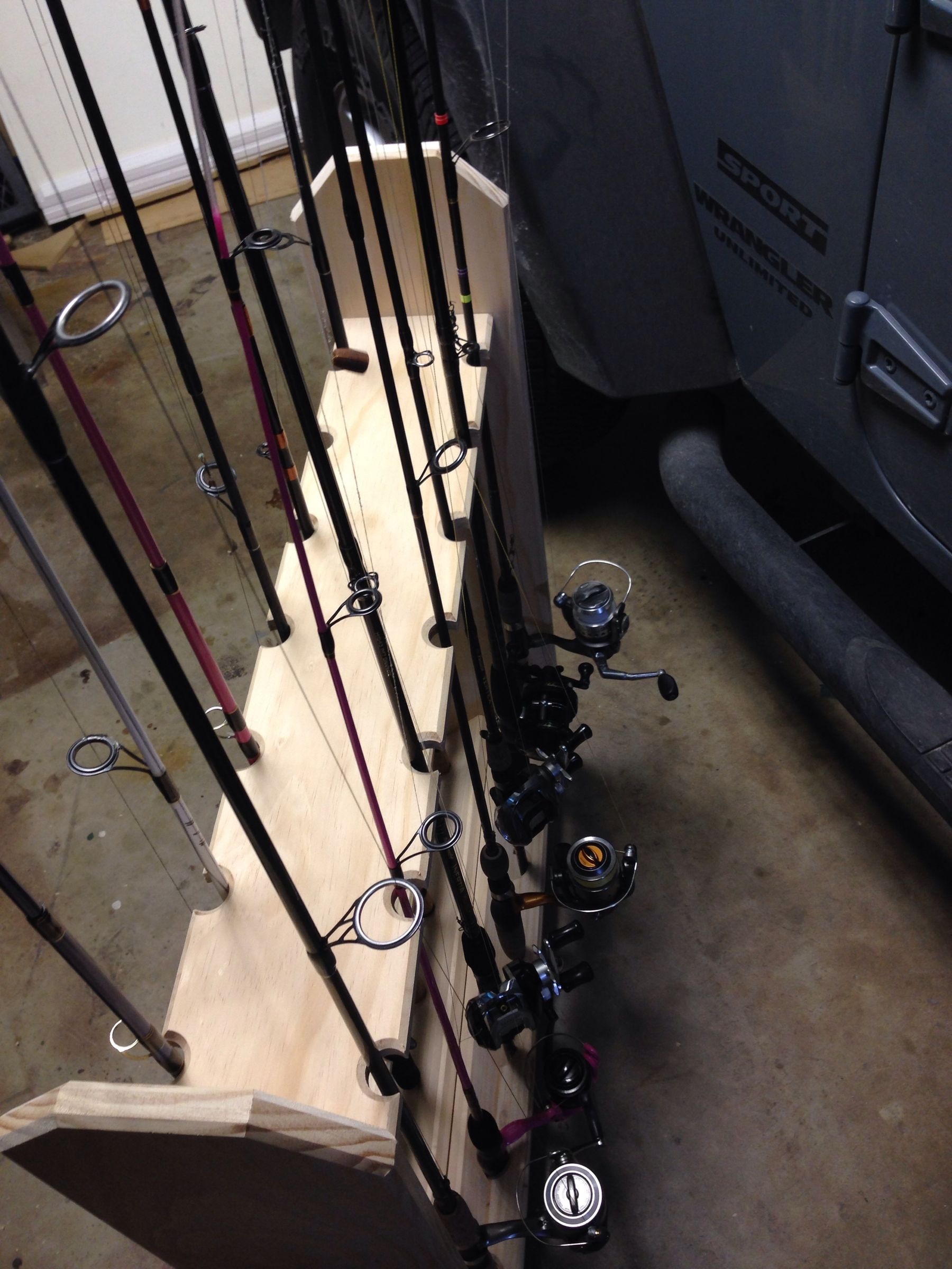 Fishing Rod Rack : 7 Steps - Instructables