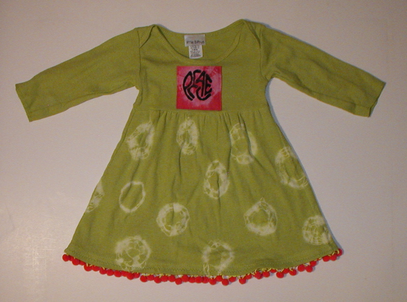 Tie Dyed PEACE Dress to Salsa Music