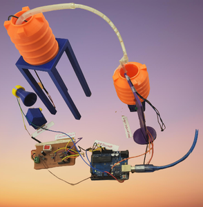 Microcontroller Based Water Level Controller With Water Level Indicators and Auto-cutoff