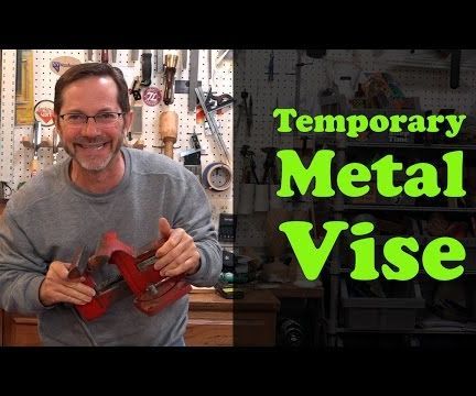 Easy! - Temp a Metal Vise in a Wood Shop