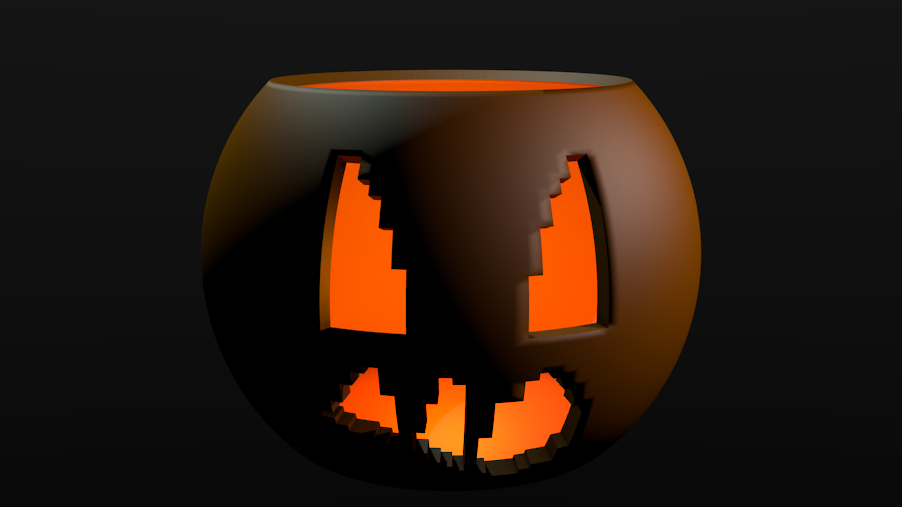 3D Jack-O-Lantern Challenge