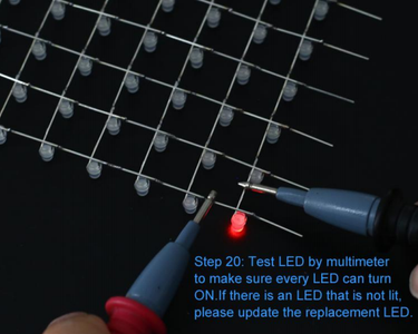 Test LED by Multimeter