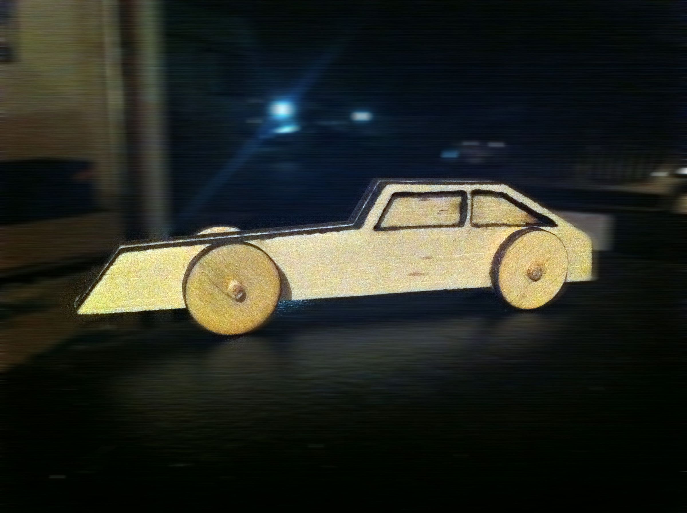 Easy Laser Cut Wooden Car Toy