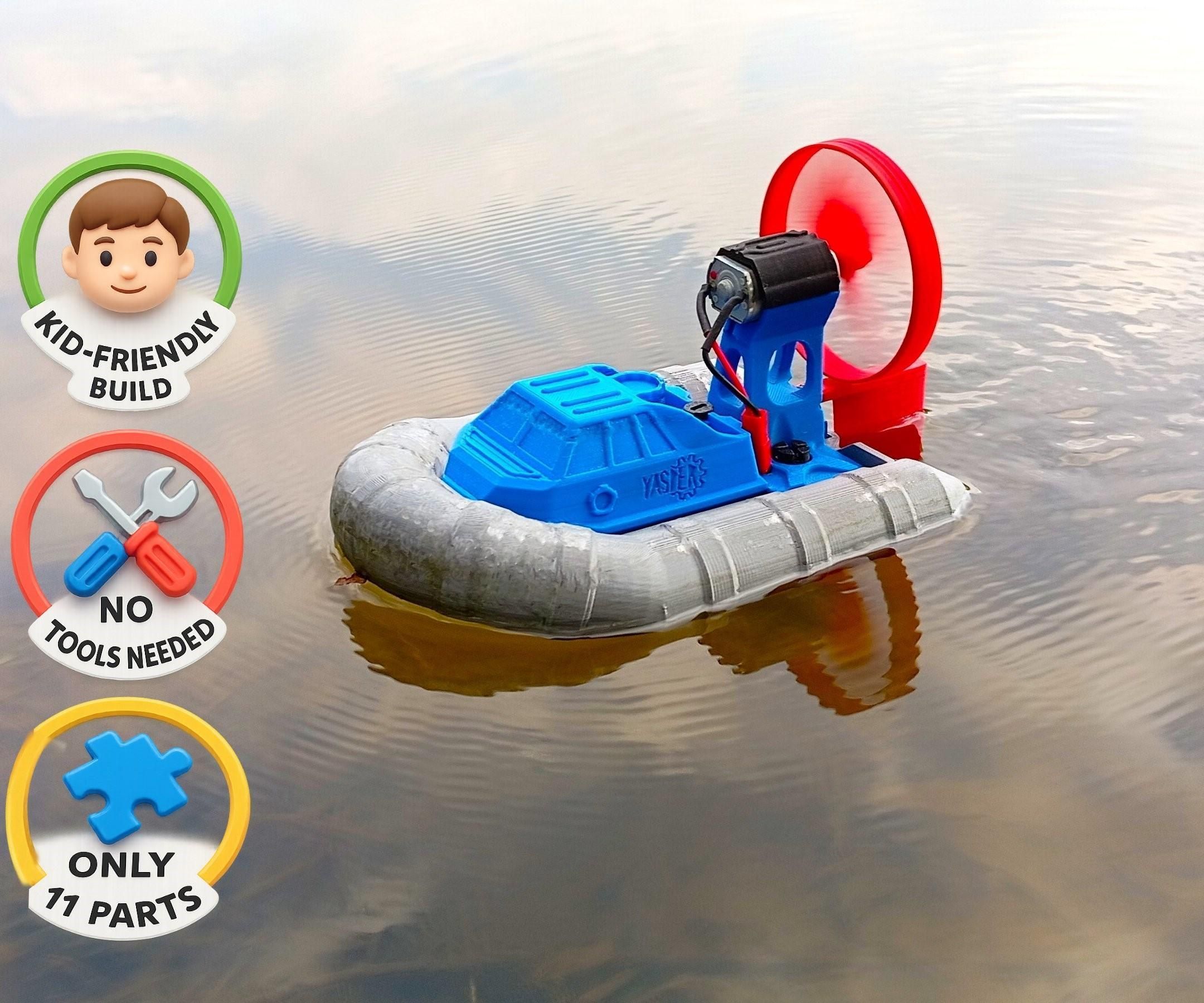 RC Boat V1 - YASPER - Simple 3D Printable RC Boat Kit