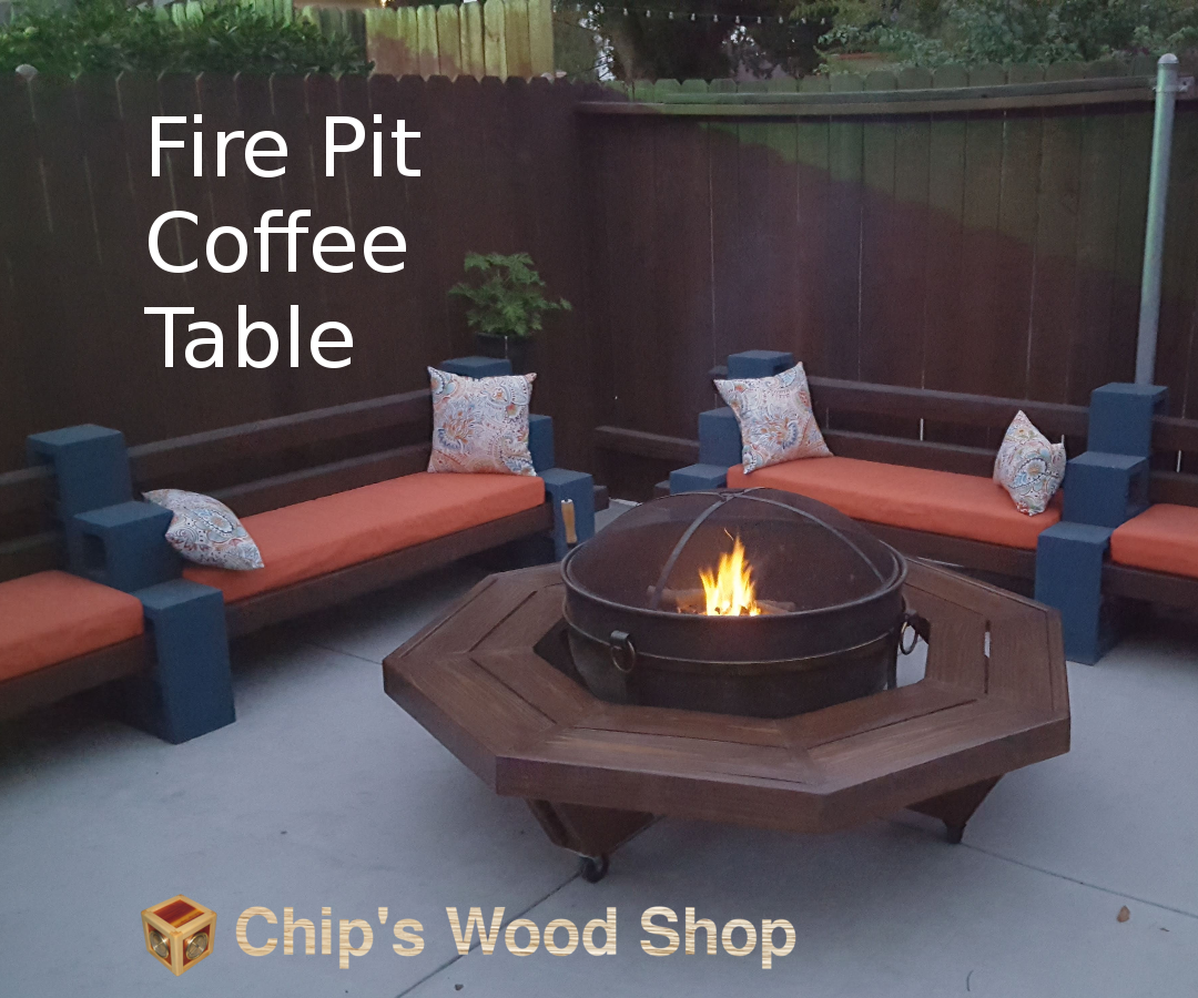 Fire Pit Coffee Table