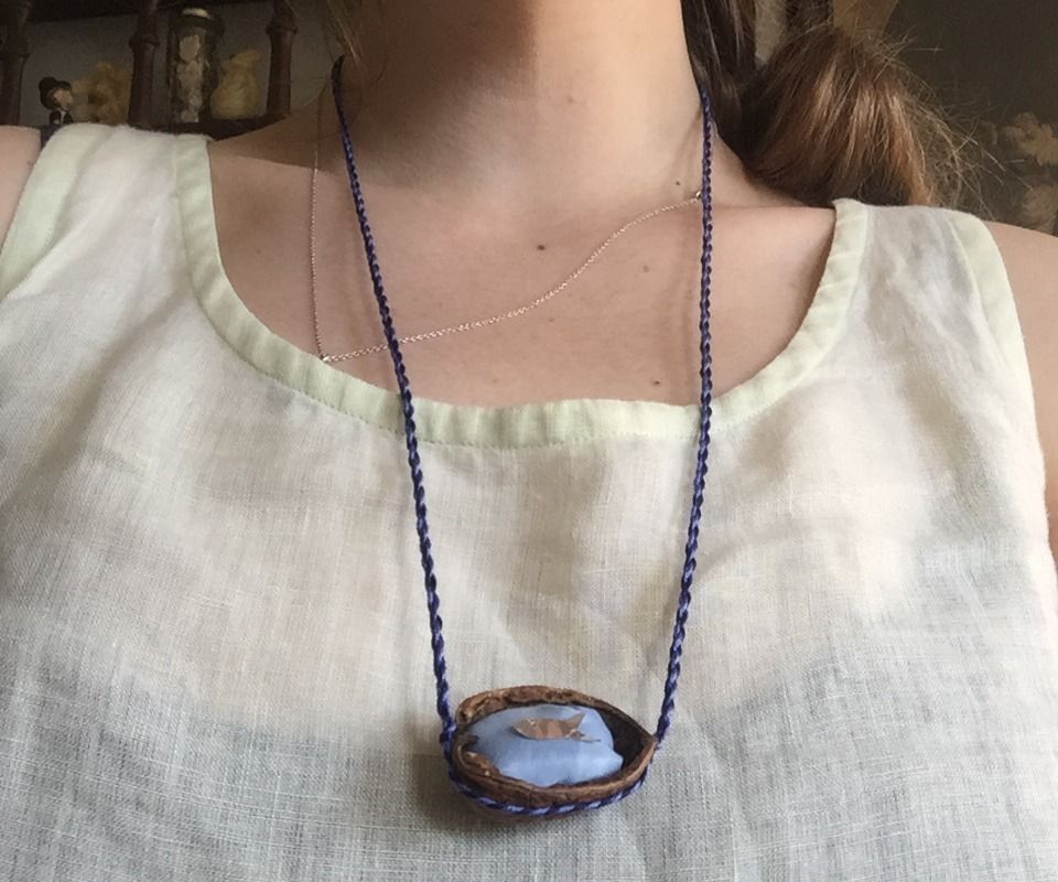 April Fools Fish Cradle Necklace