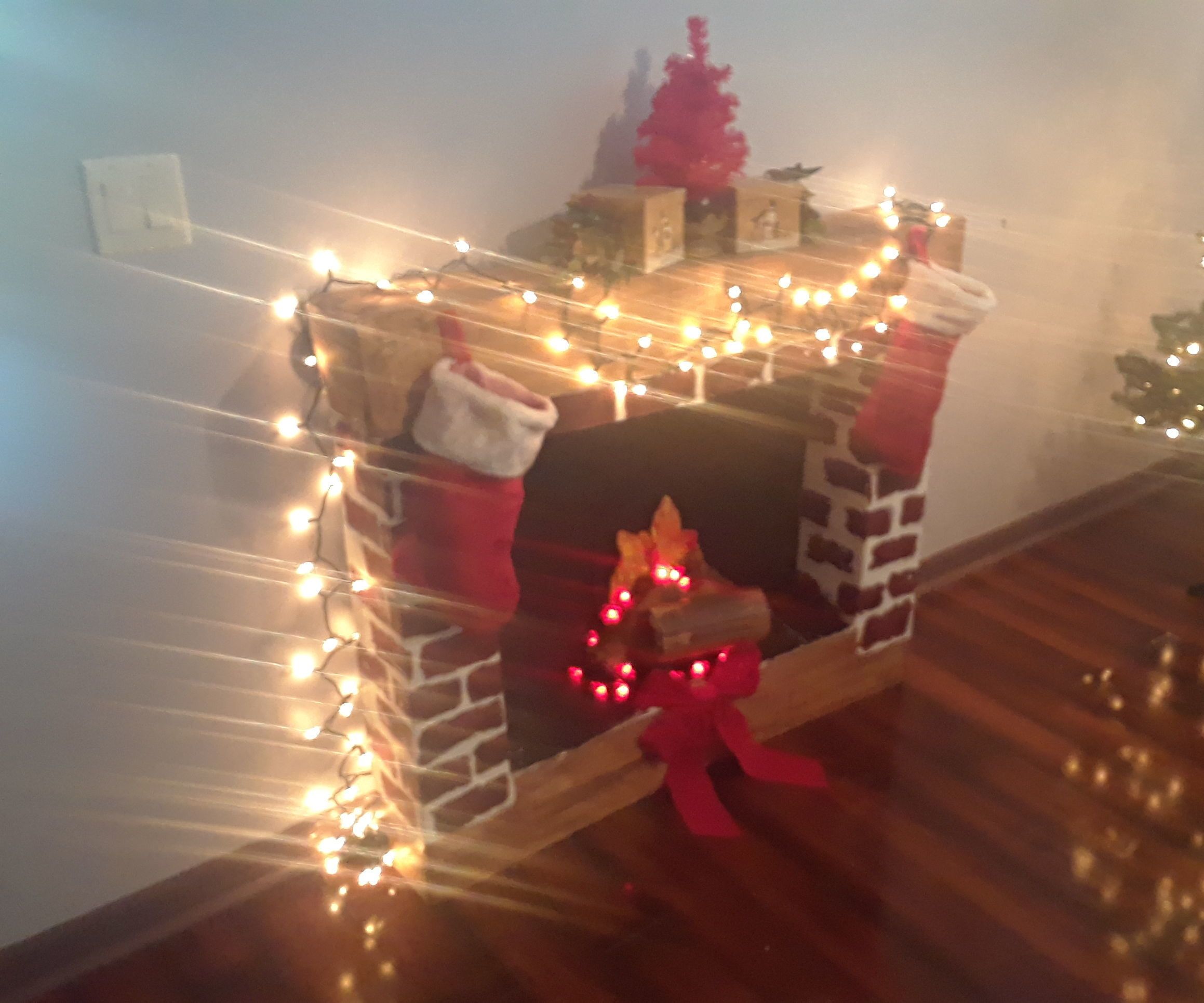 Christmas Faux Fireplace