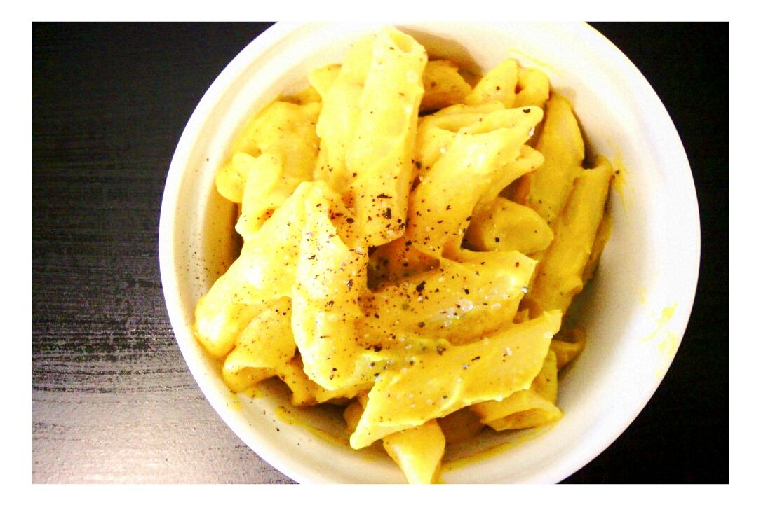 Penne Pasta With Kabocha Squash and Mascarpone Cheese