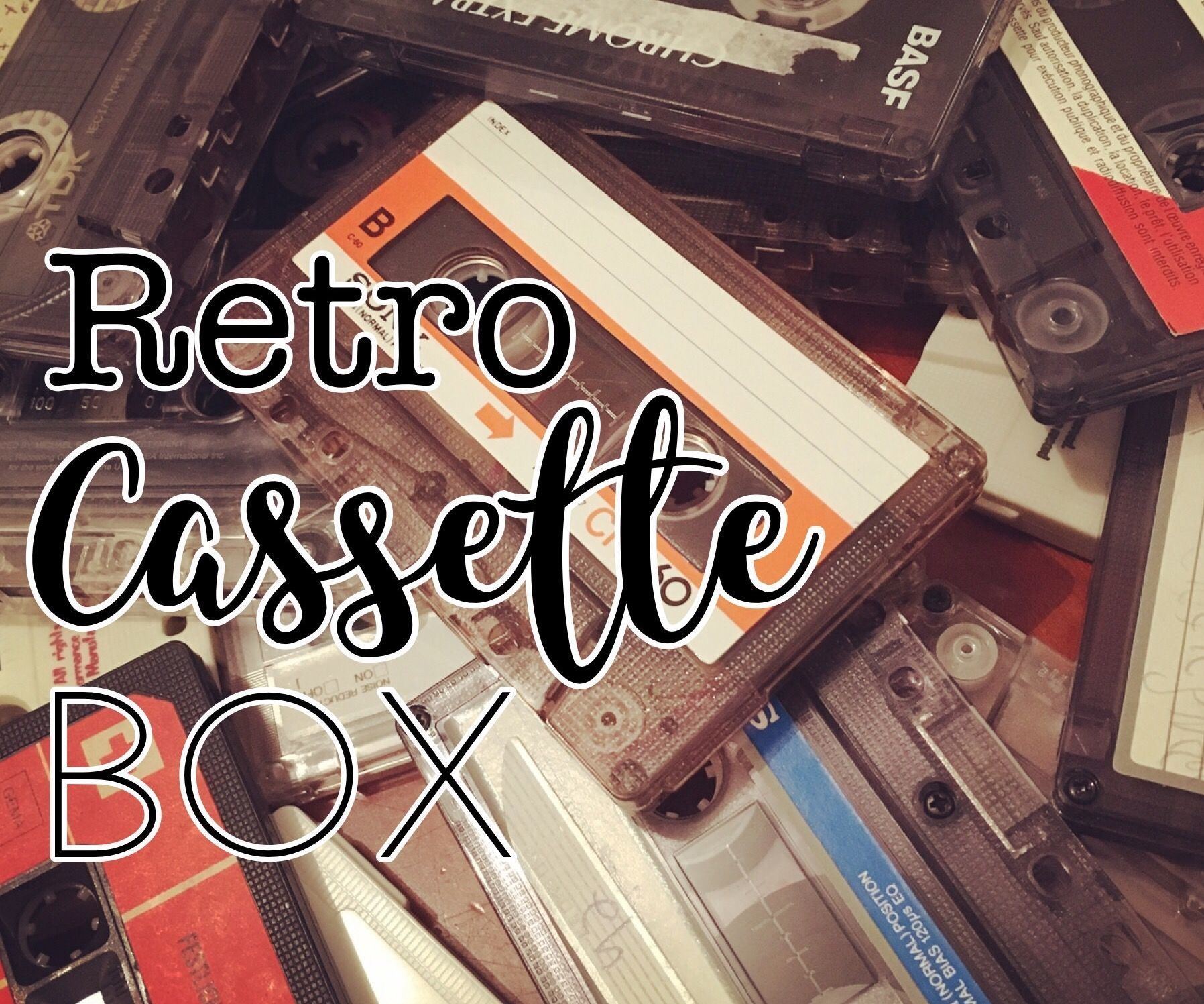 Retro Cassette Box