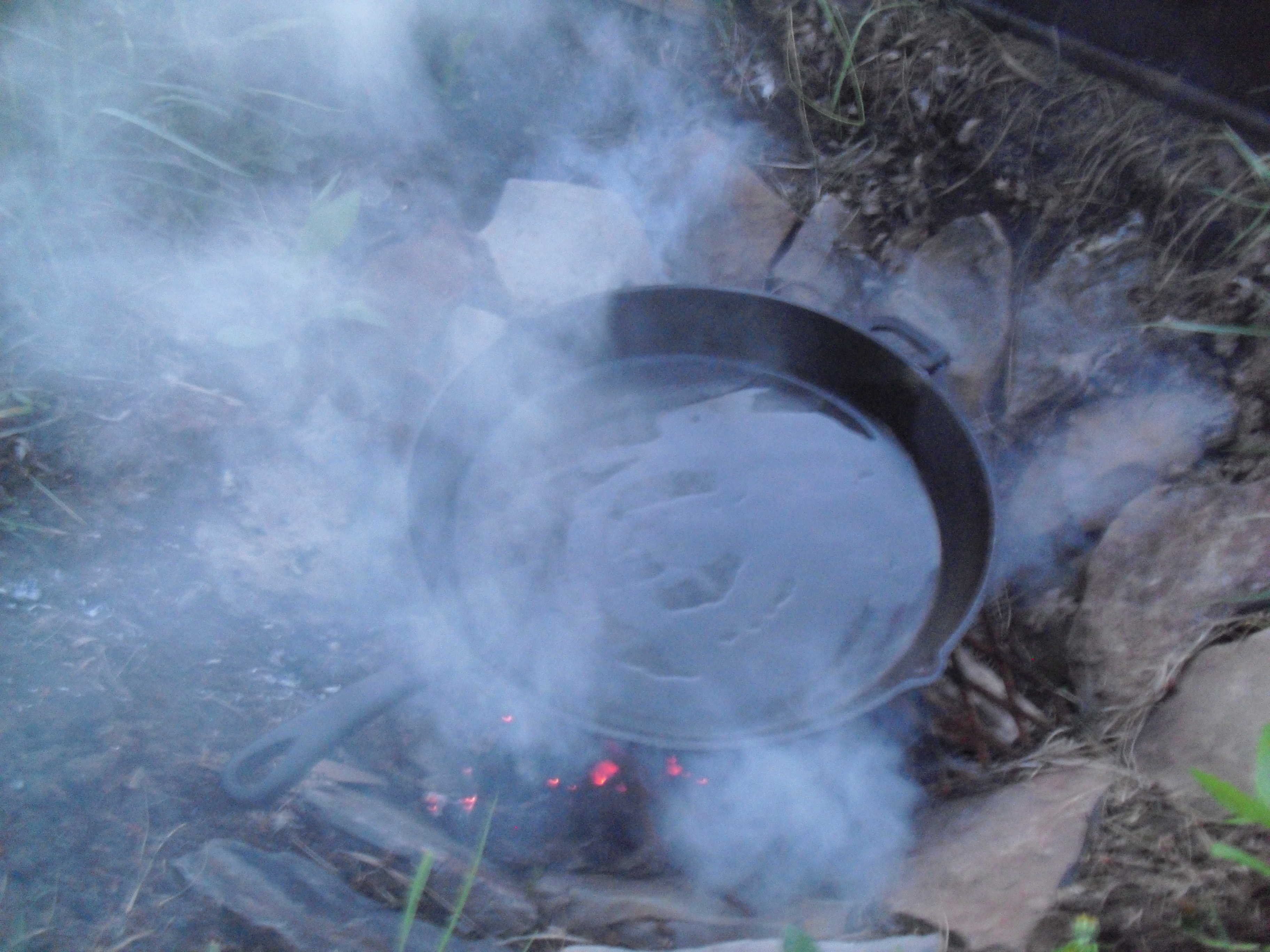 Vermont Sunset Outdoor Cooking