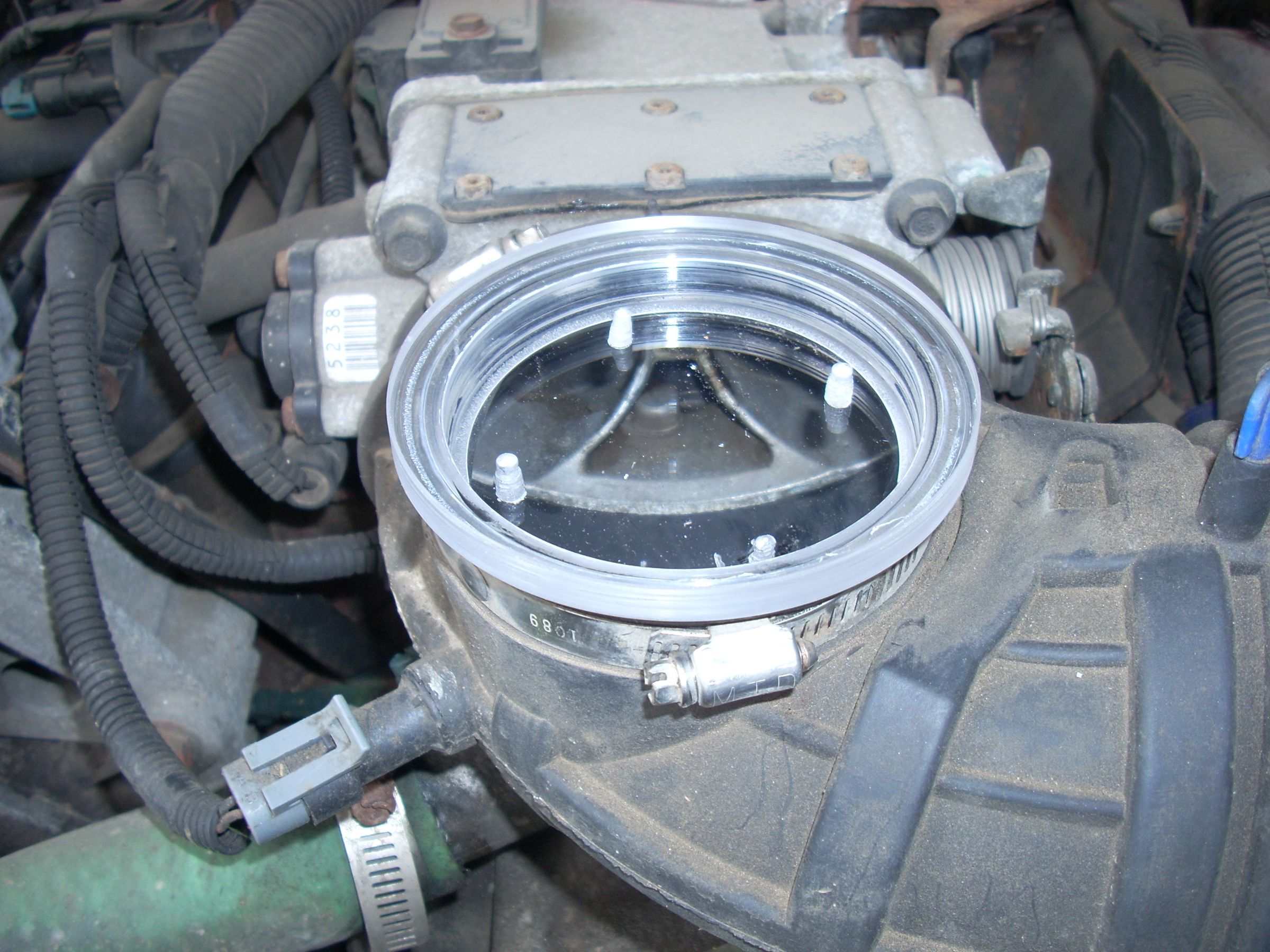 Acrylic Air Intake Baffle Plug