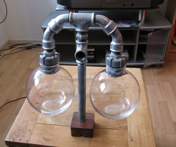 Pipe Lamp, Plumbing Parts,steampunk,industrial