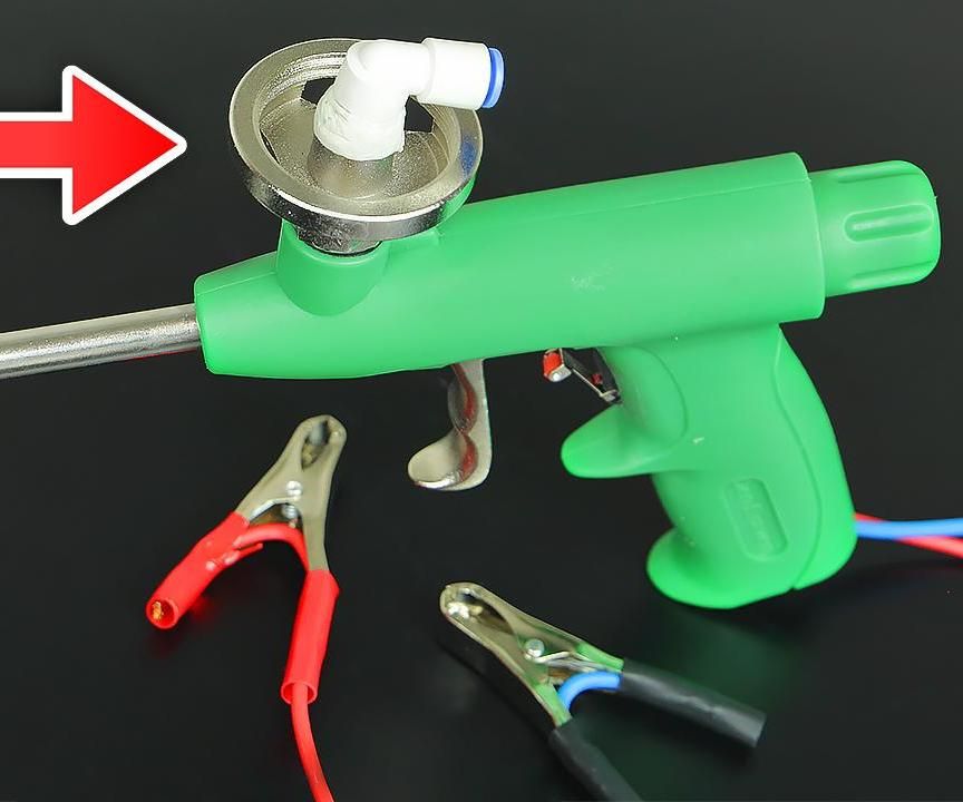 What I Made From a Spray Foam Gun. a Genius Idea That Will Surprise You!