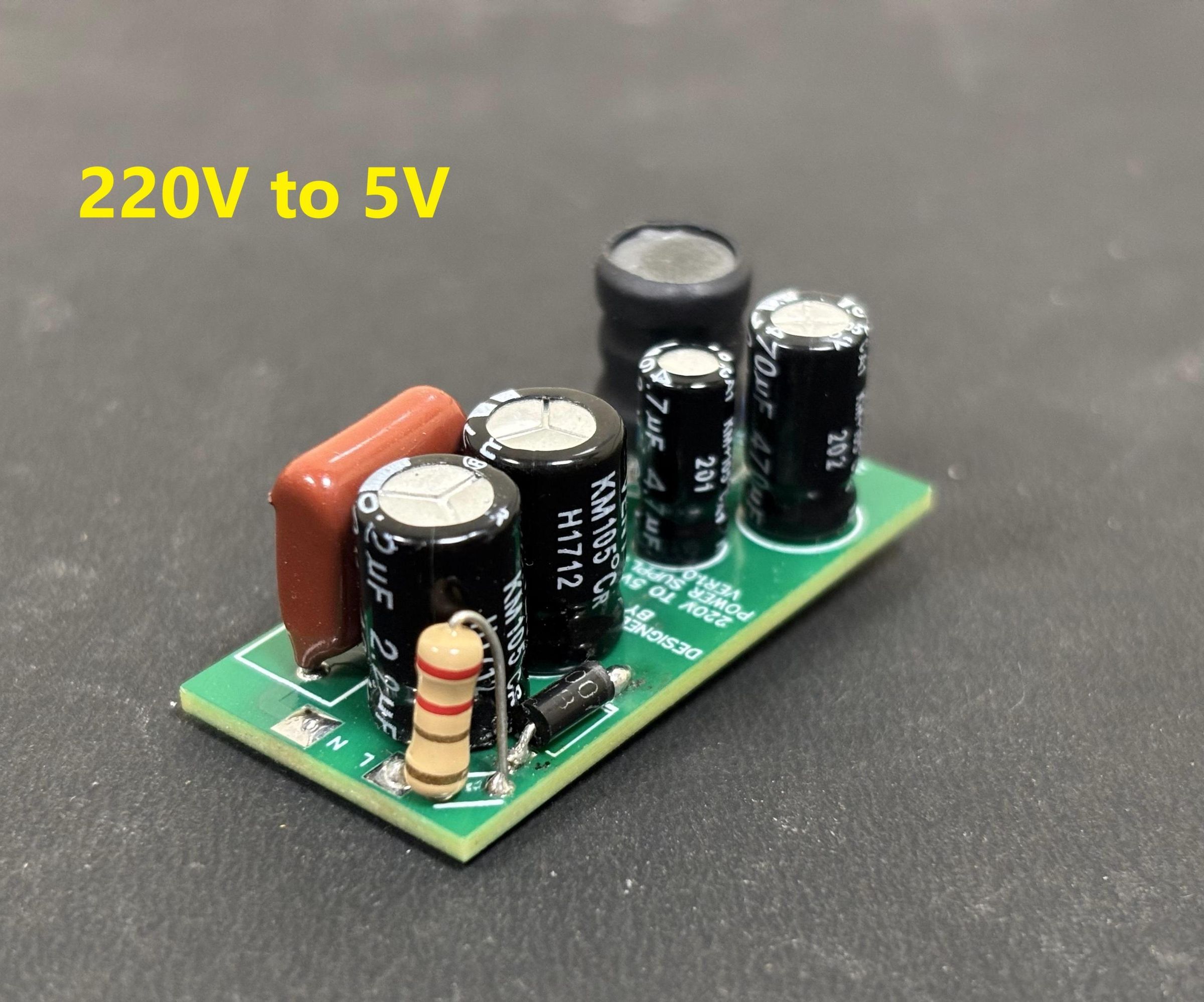 Smallest 220V to 5V Supply for IOT Applications