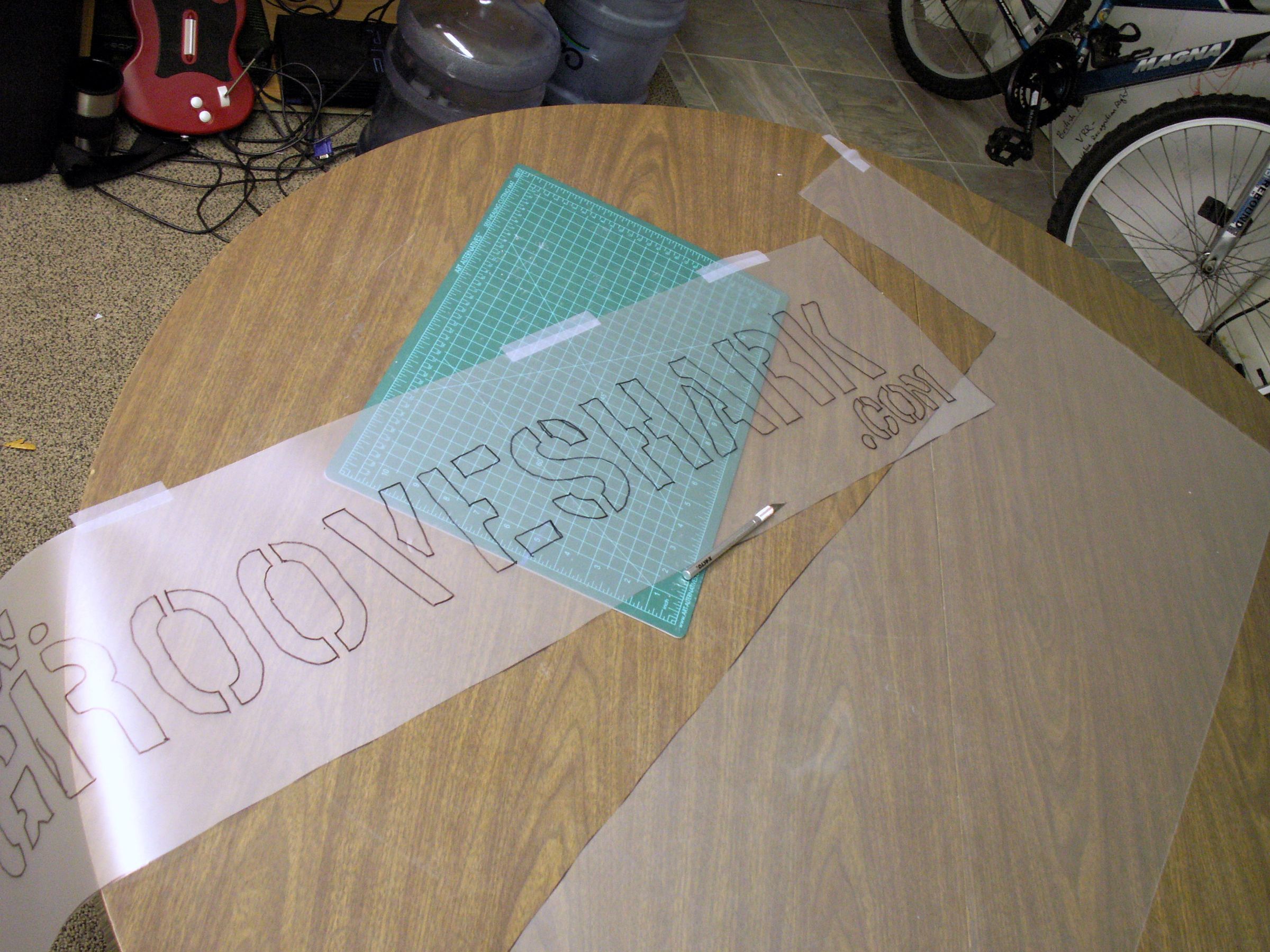 Large Stencils Via Projector 7 Steps Instructables