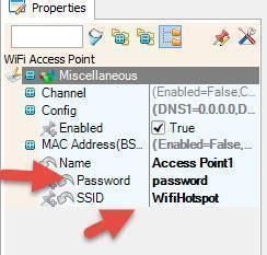 In Visuino Set WiFi