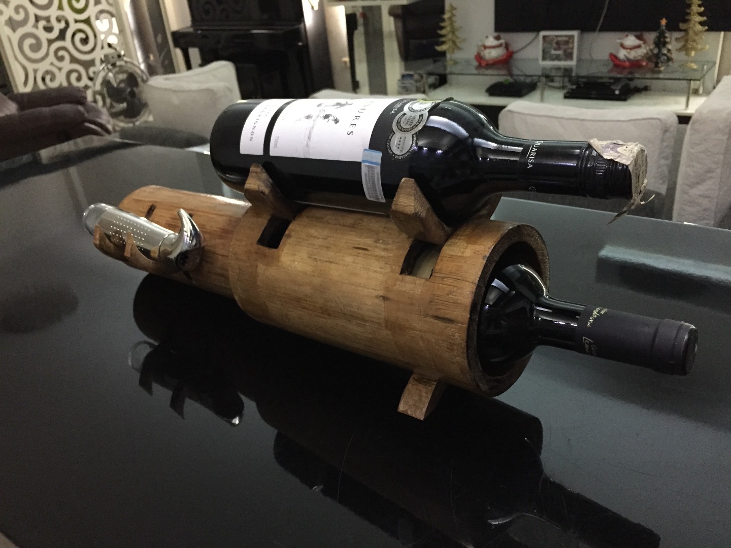 Bamboo Wine Holder - Image 1