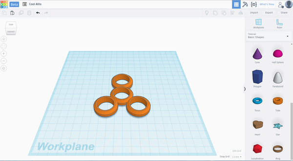 3d Printed Fidget Spinner Design Tinkercad : 5 Steps (with Pictures ...
