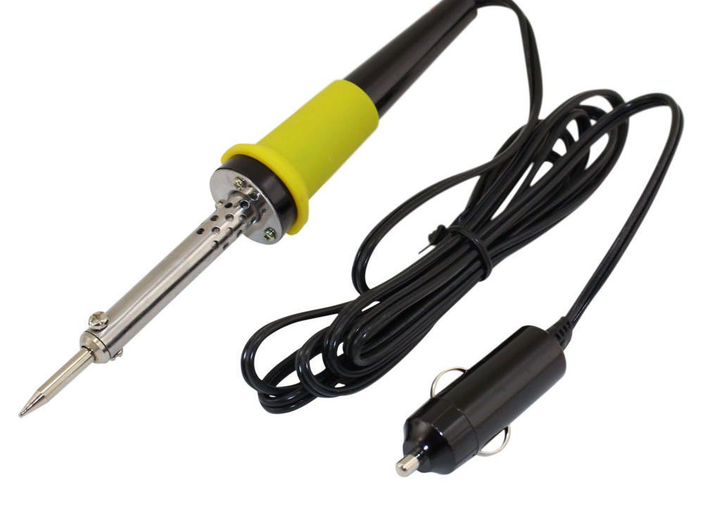 Easy way to clean your soldering iron without damaging the tip.