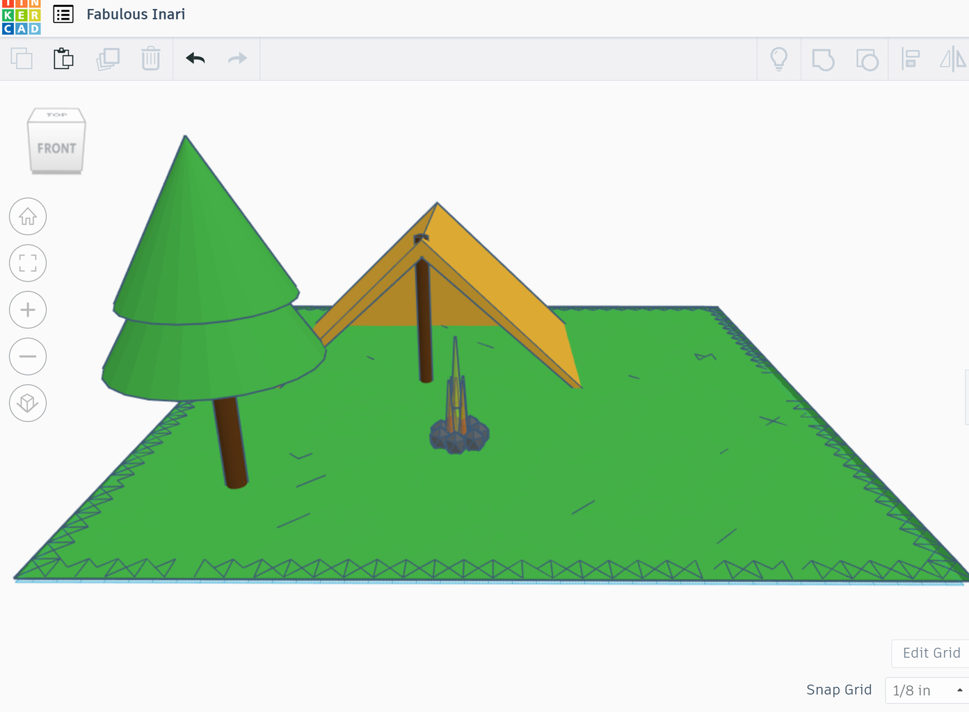 Tinkercad Camping Forest Contest (landscape) 6 Steps Instructables