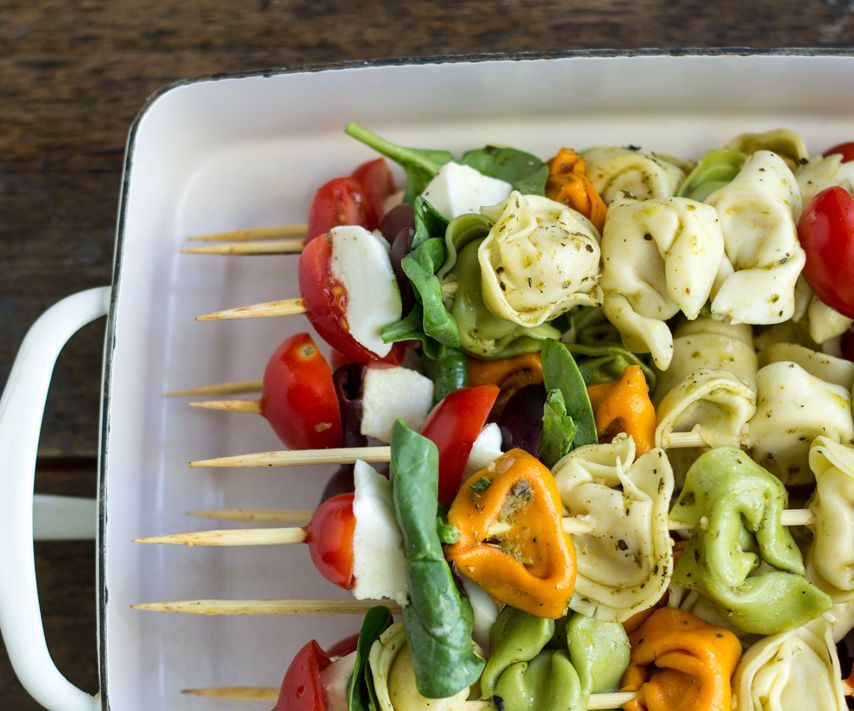 Savory Tortellini Skewers