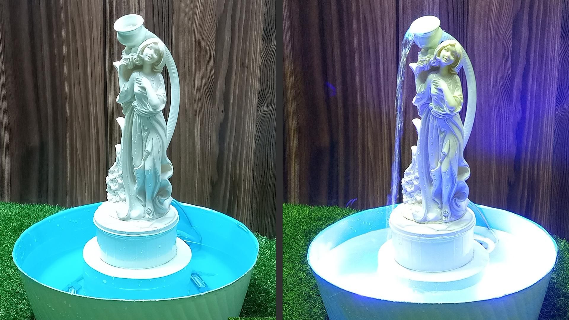How to Make Waterfall Statue / Indoor Fountain 3 Steps Instructables