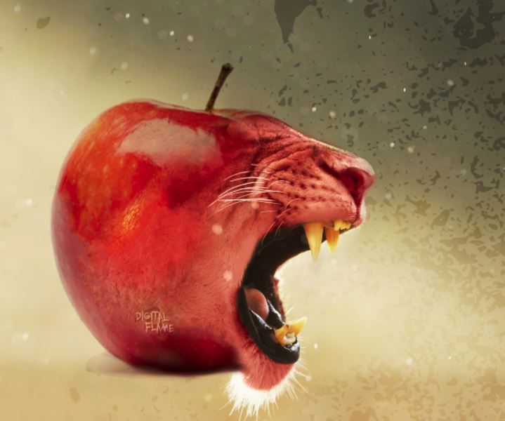 Toothy Apple | Photoshop |