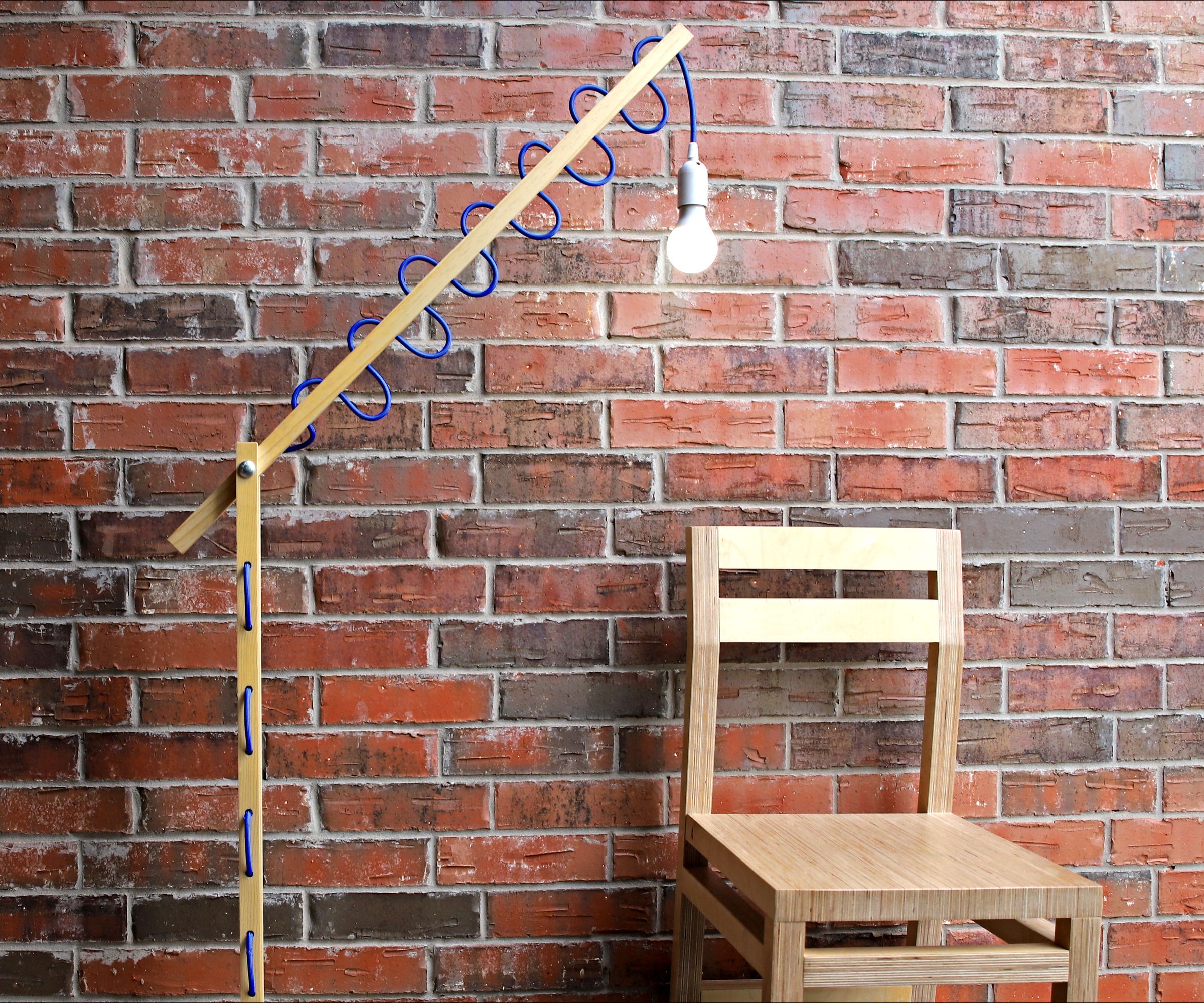 Simple DIY Floor Lamp W/ Laced Cord