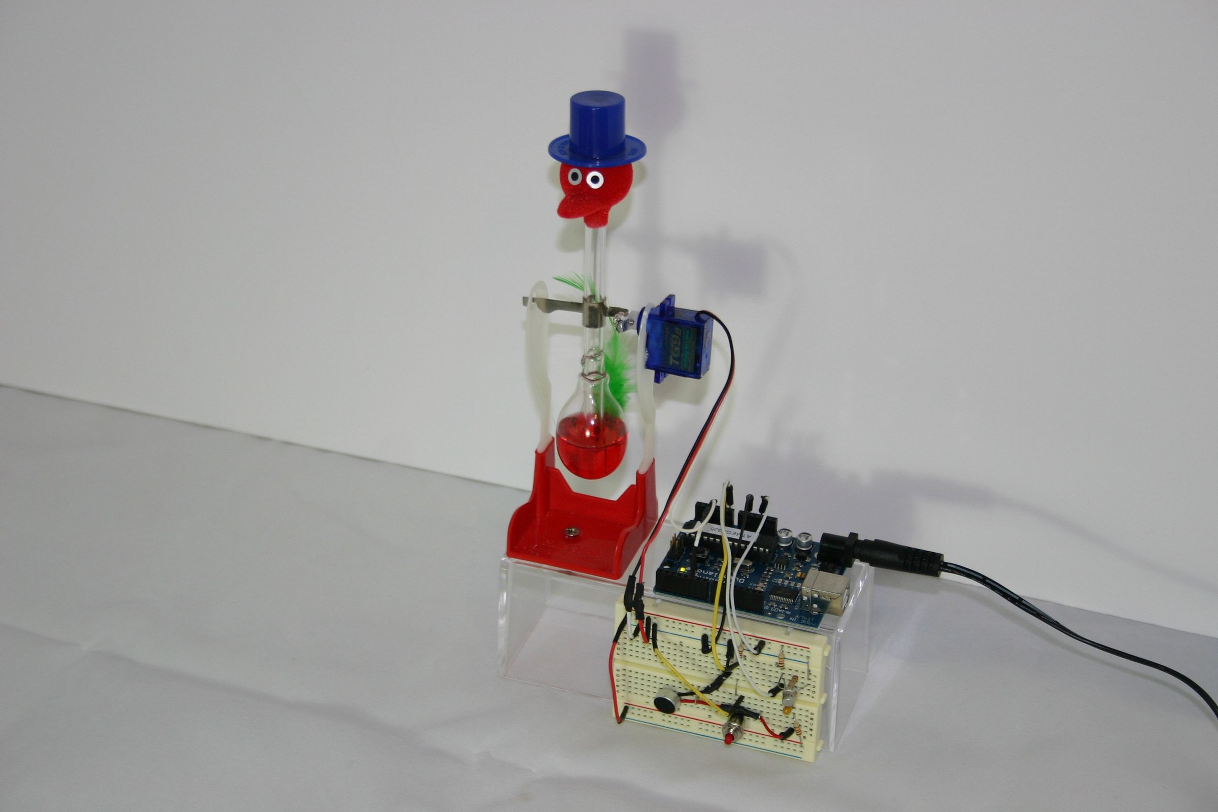 Voice Activated One Bird Clock