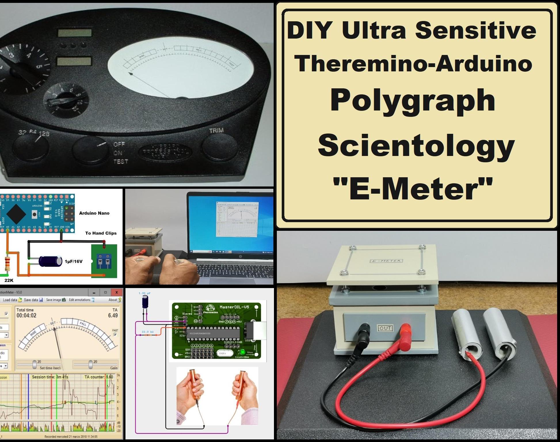 DIY Ultra Sensitive Theremino-Arduino Polygraph, Scientology E-Meter ...