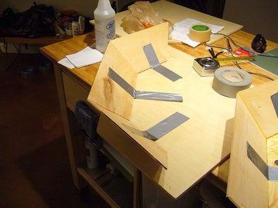 Glue the Canopies Onto the Shelf & Cap