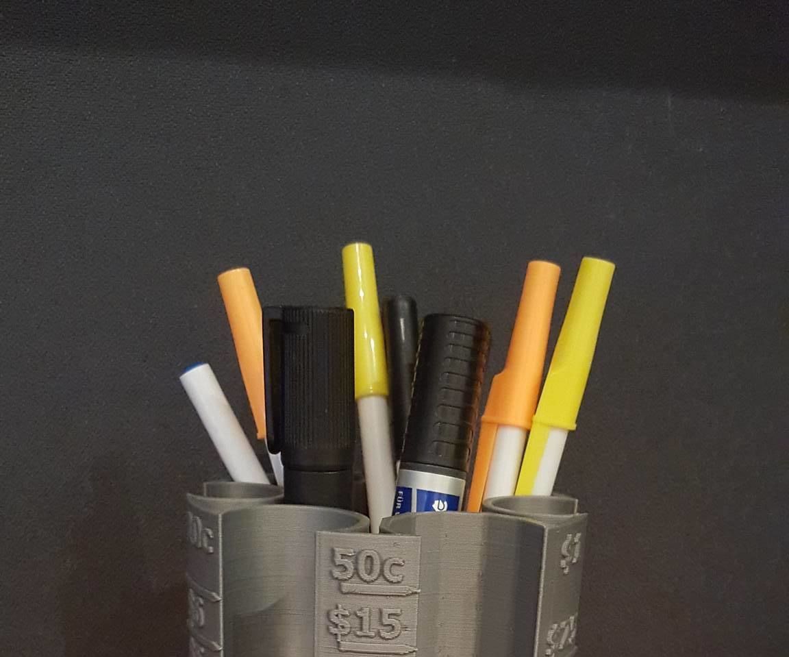 3D Printer Coin/Pen Holder