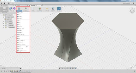 assignment model 3d Modification and Refinement Tools