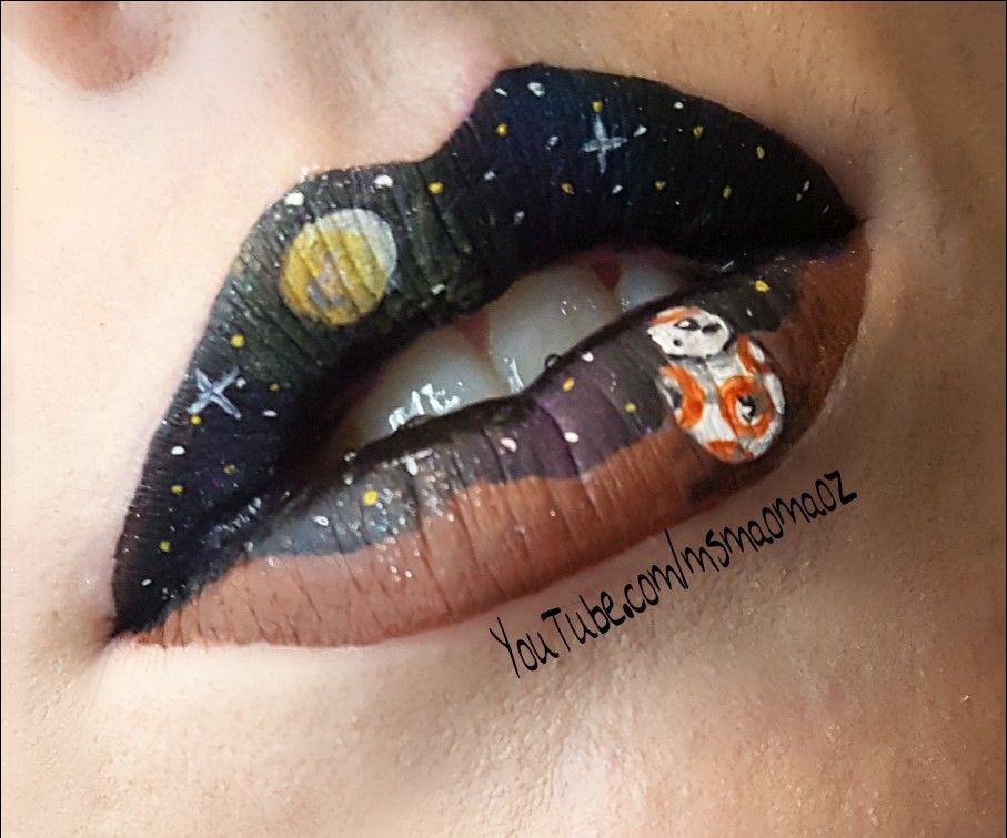 BB8 Lip Art