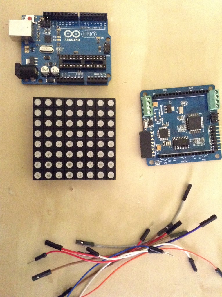 Colorduino Scrolling Text: Updated! : 5 Steps - Instructables