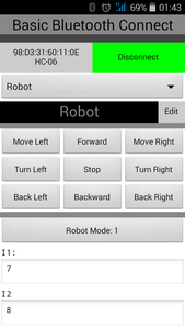 Part 3: the Basic Bluetooth Connect App - the Robot Function