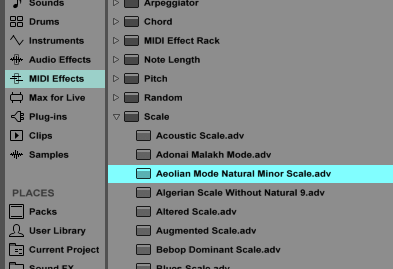 Step 5: Turning Random Notes Into a Scale in Ableton Live