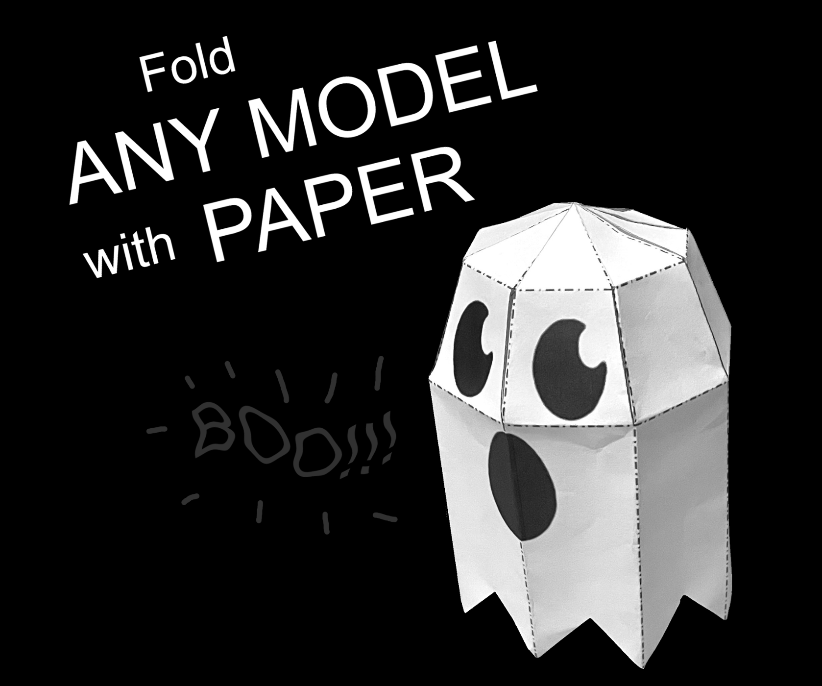 Fold-Up Paper 3d Model Decorations